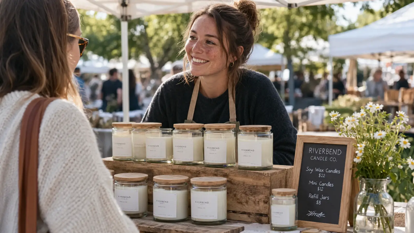 10 Reasons Wood-Lid Candle Jars Look Right at a Market Booth