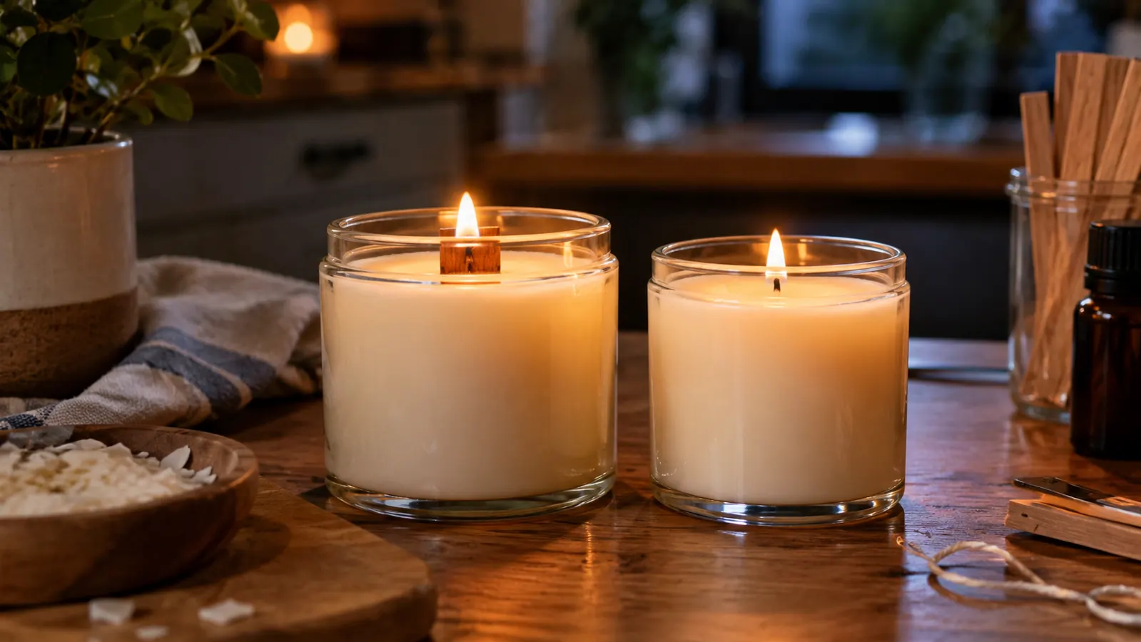 EricX Light Wicks vs Wooden Wicks: Which Works Better for Home Candle Makers?