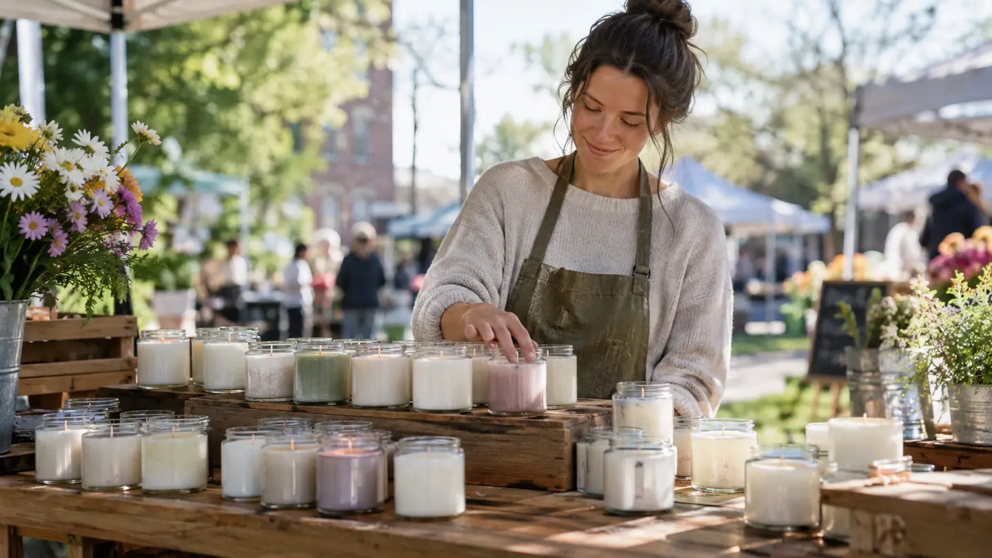 The Soy Wax That Got Me Through a Saturday Market Rush